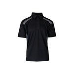 Xpert Pro Stretch Polo Shirt - Black/Grey - GLS Clothing