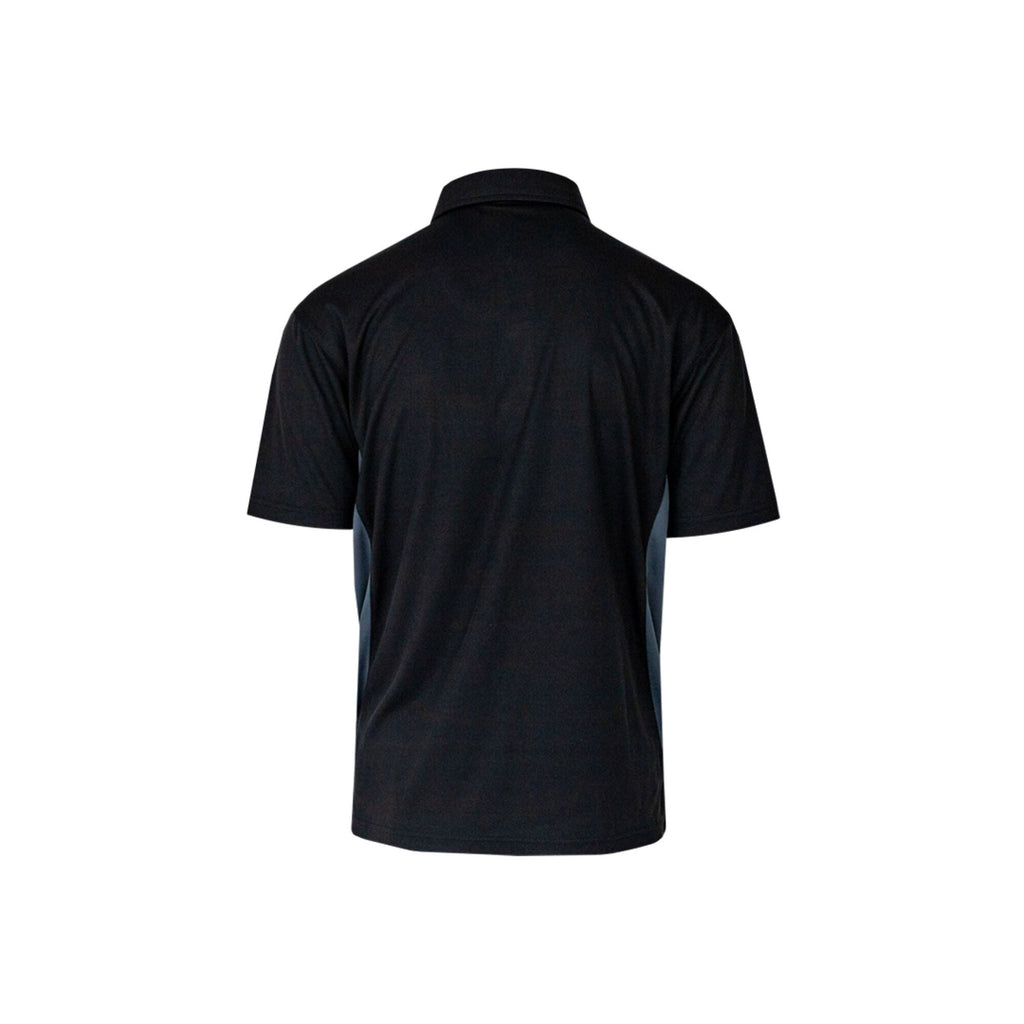 Xpert Pro Stretch Polo Shirt - Black/Grey - GLS Clothing