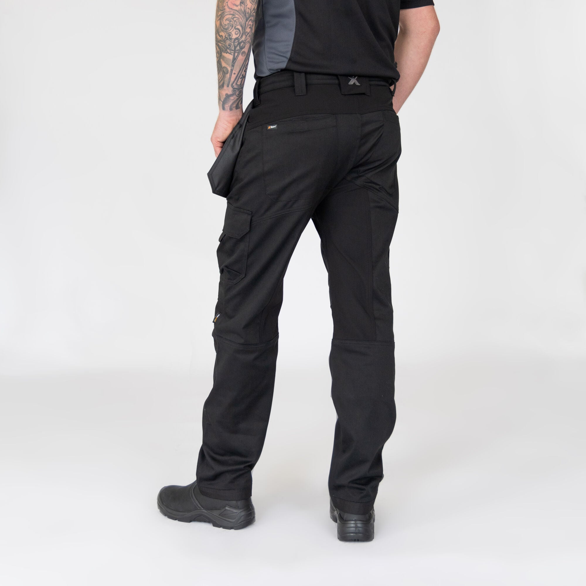 Xpert Pro Stretch+ Work Trousers - Black - GLS Clothing