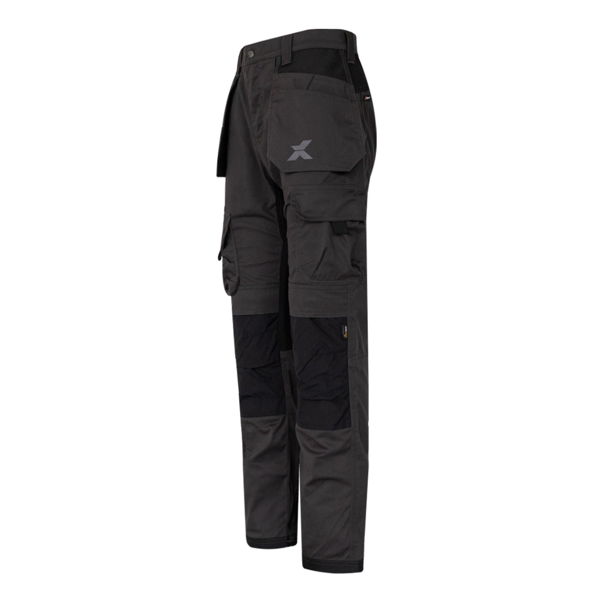 Xpert Pro Stretch+ Work Trousers - Grey/Black - GLS Clothing