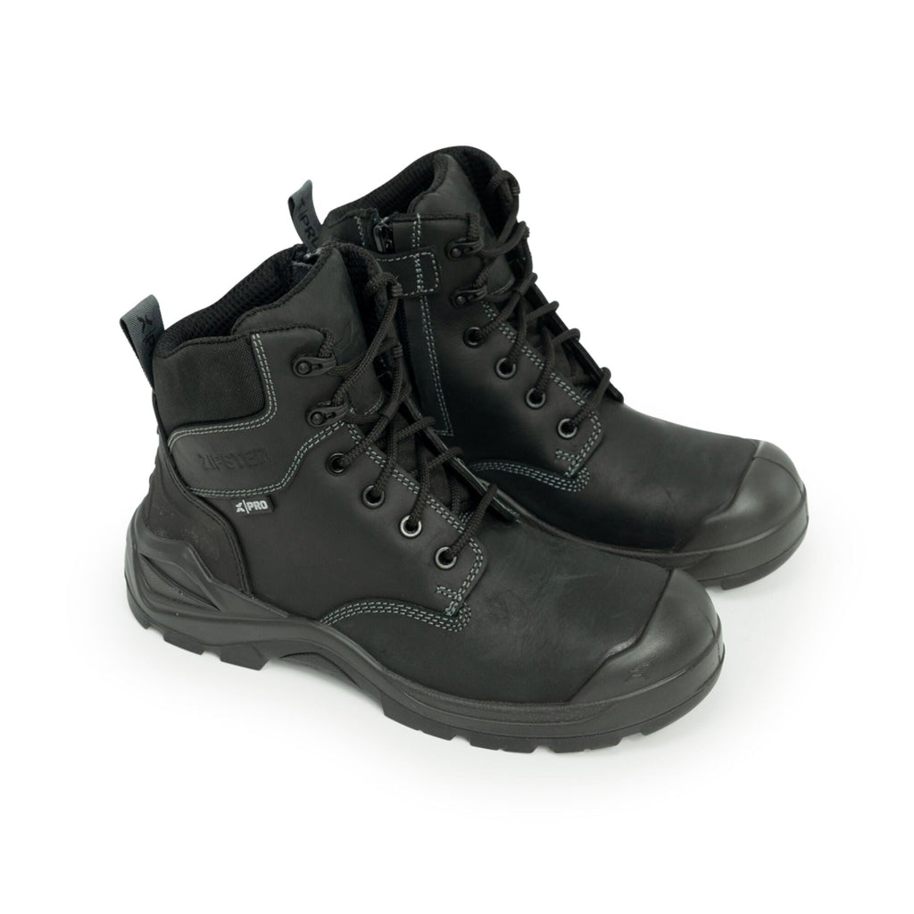 Xpert Pro Zipster S3L Safety Zip - Side Boot - Black - GLS Clothing