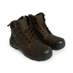 Xpert Pro Zipster S3L Safety Zip - Side Boot - Brown - GLS Clothing