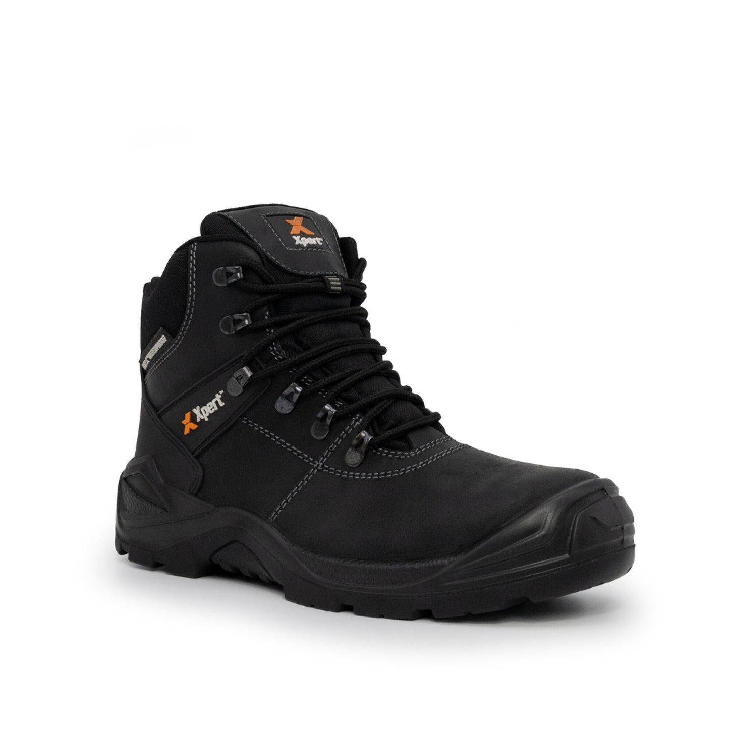 Xpert Typhoon S3 Safety Laced Boot - Black - GLS Clothing