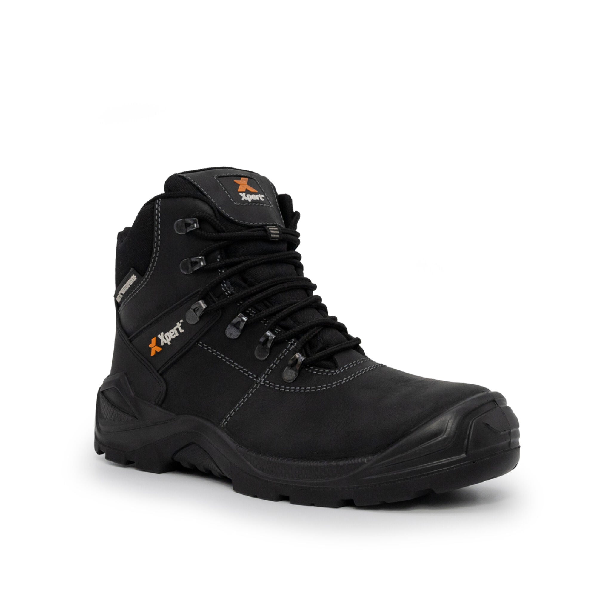 Xpert Typhoon S3 Safety Laced Boot - Black - GLS Clothing