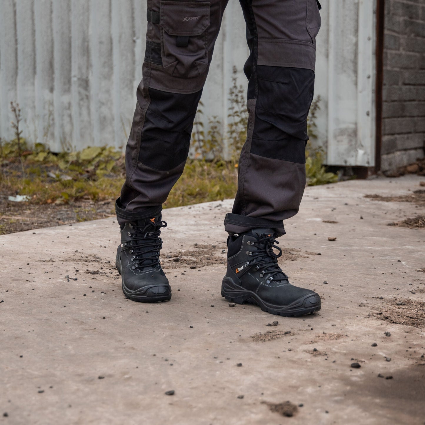 Xpert Typhoon S3 Safety Laced Boot - Black - GLS Clothing