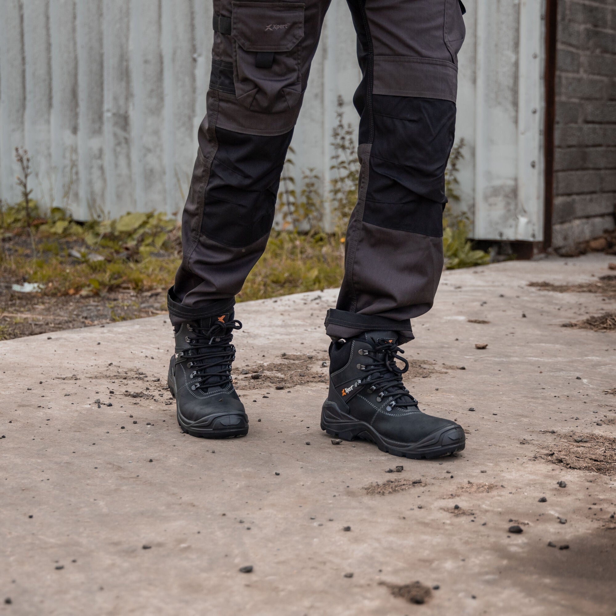 Xpert Typhoon S3 Safety Laced Boot - Black - GLS Clothing