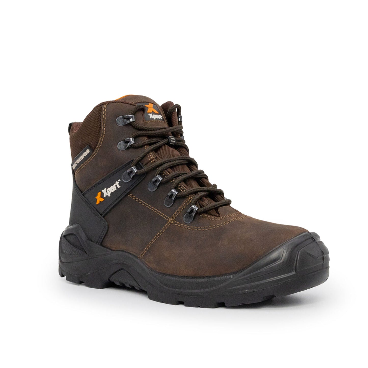 Xpert Typhoon S3 Safety Laced Boot - Brown - GLS Clothing