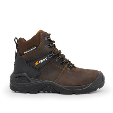 Xpert Typhoon S3 Safety Laced Boot - Brown - GLS Clothing