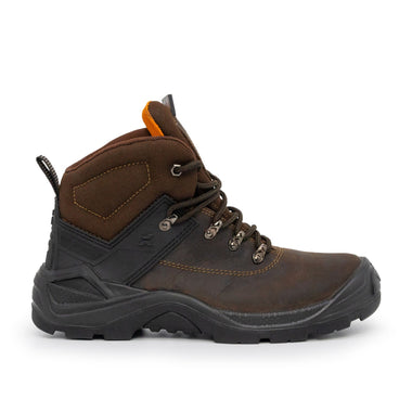 Xpert Warrior S3 Safety Laced Boot - Brown - GLS Clothing