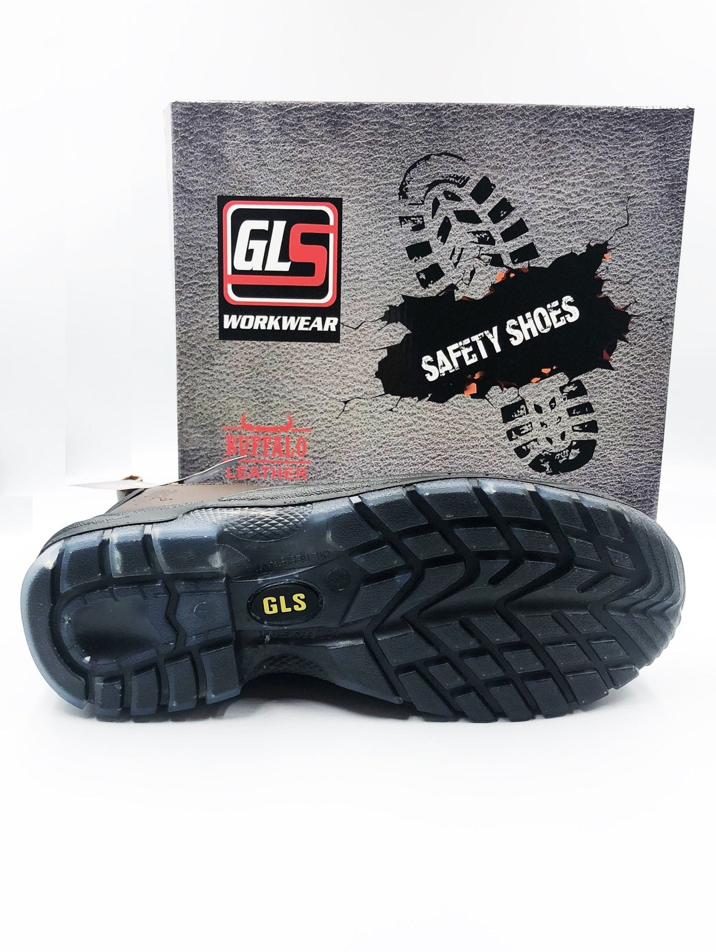GLS Workwear - Heavy Duty Buffalo Leather - Slip On Boot - Brown - GLS Clothing