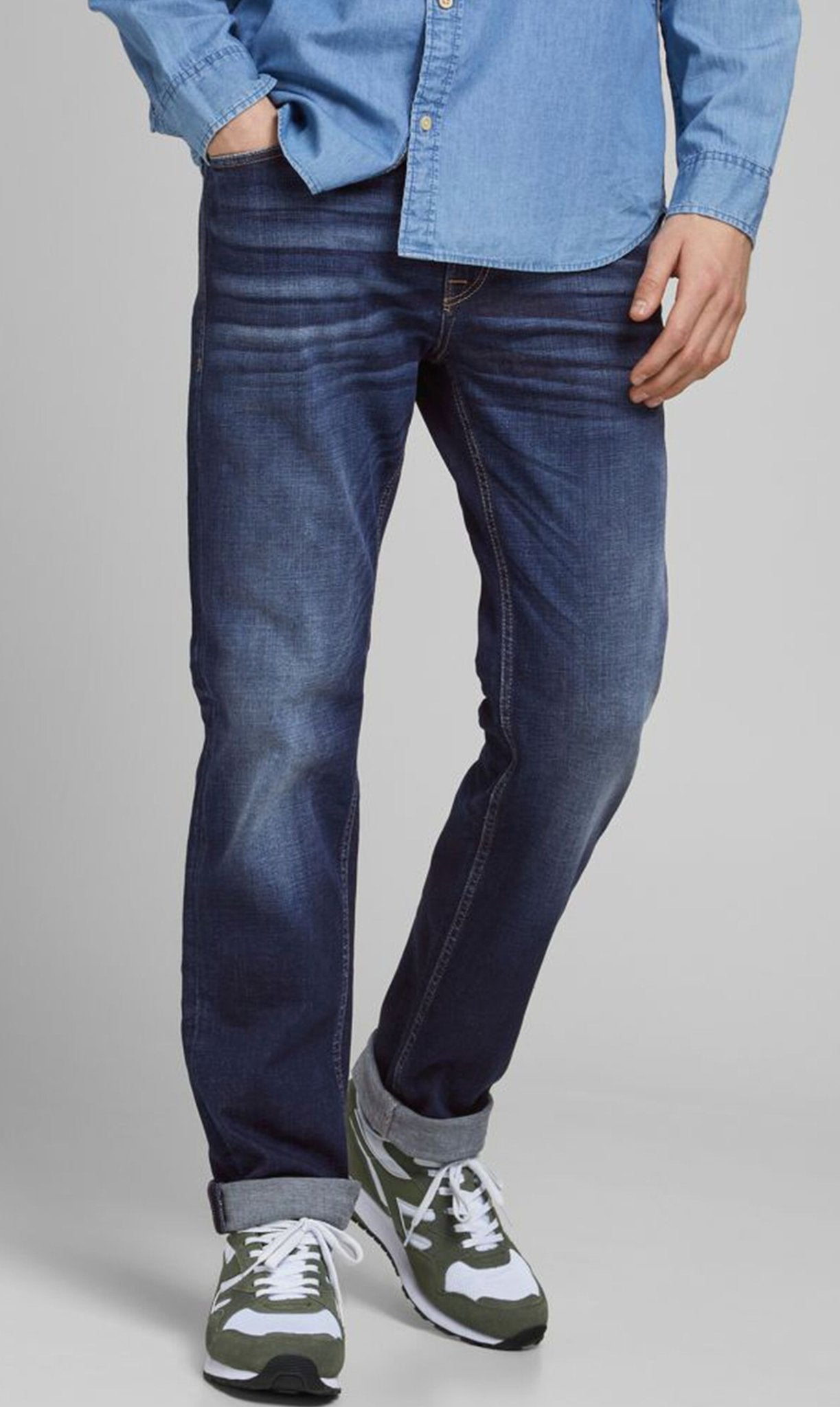 Jack & Jones Regular Fit Jean - Clark - Blue - GLS Clothing