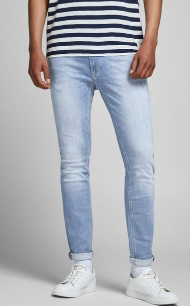 Jack & Jones Skinny Fit Jean - Liam - Light Blue - GLS Clothing