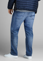 Jack & Jones Slim - Straight Plus Size Jeans - Tim - Blue - GLS Clothing