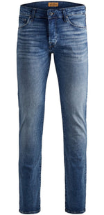 Jack & Jones Slim - Straight Plus Size Jeans - Tim - Blue - GLS Clothing