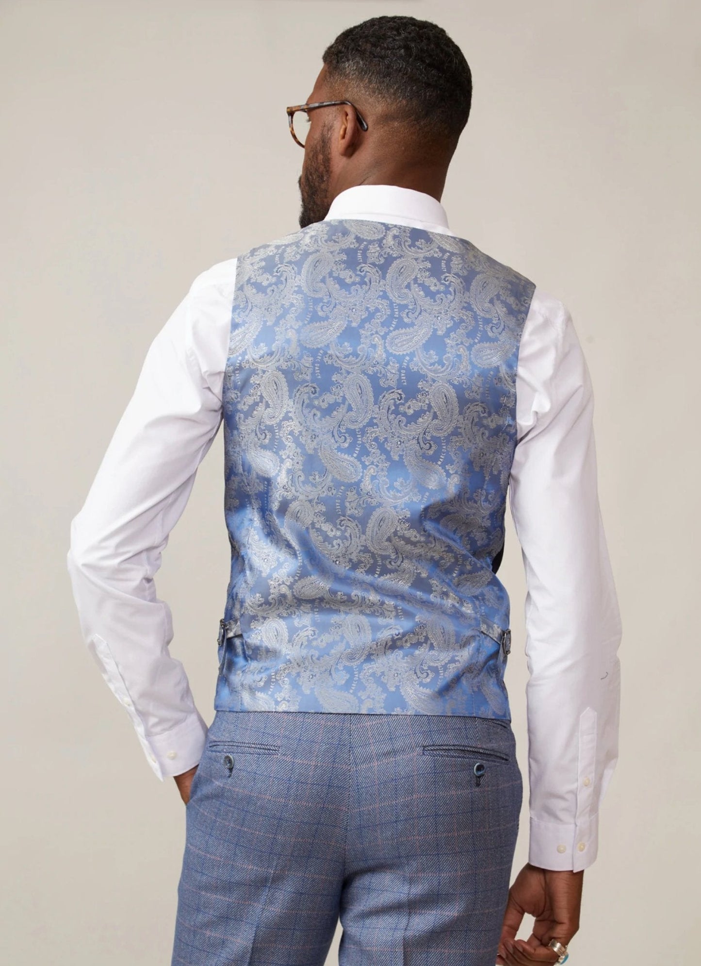 Kelvin Waistcoat - Navy - Single Breasted - GLS Clothing