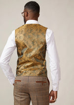 Kelvin Waistcoat - Oak - Single Breasted - GLS Clothing