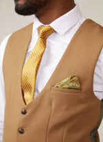 Kelvin Waistcoat - Oak - Single Breasted - GLS Clothing