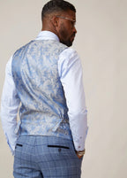 Kelvin Waistcoat - Stone - Double Breasted - GLS Clothing