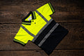 Kids Bundle - Work Trousers (Black) Hi - Vis T-Shirt - GLS Clothing