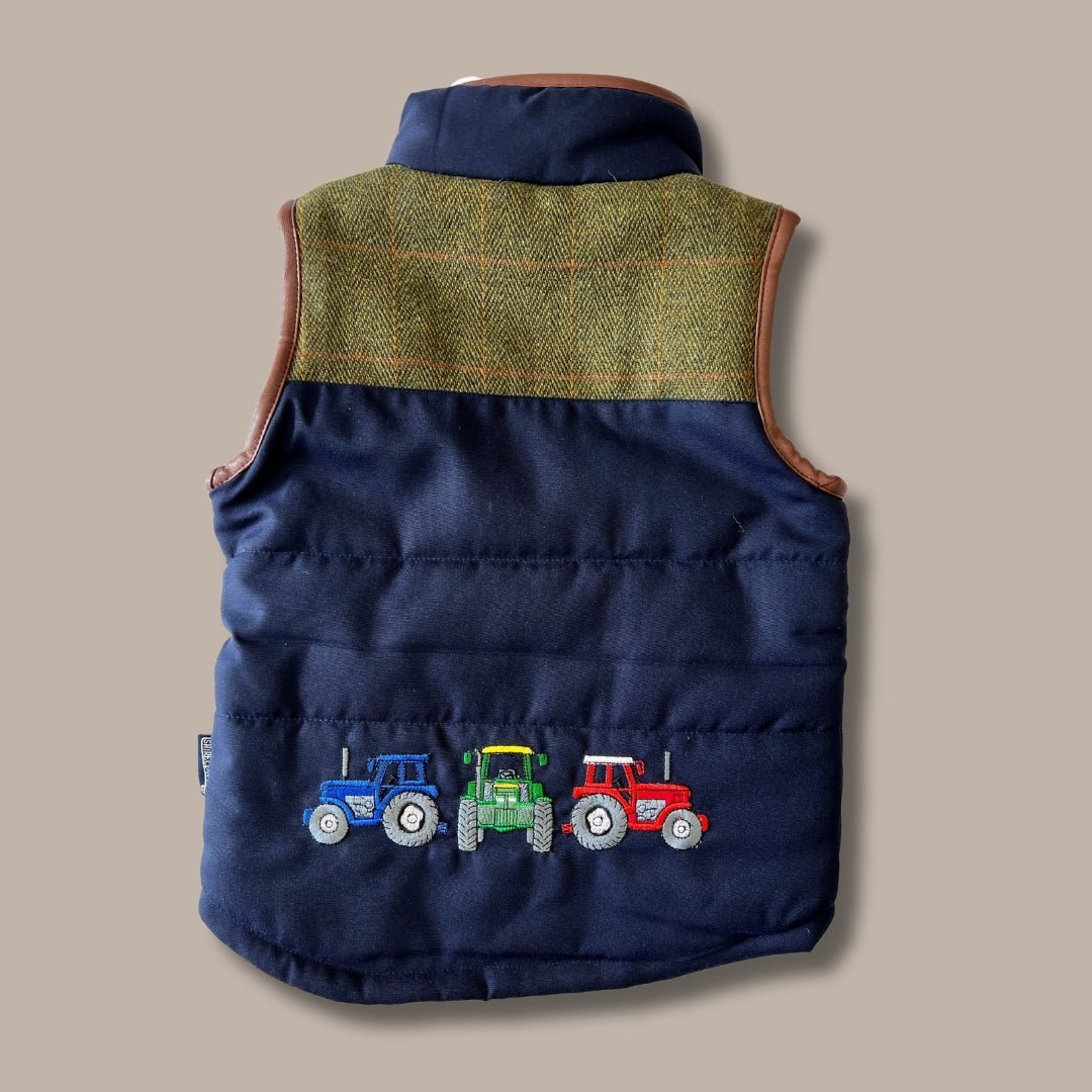 Kids embroidered Gilet - GLS Clothing