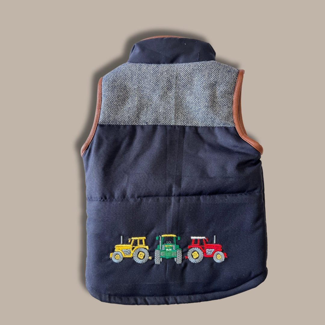 Kids embroidered Gilet - GLS Clothing