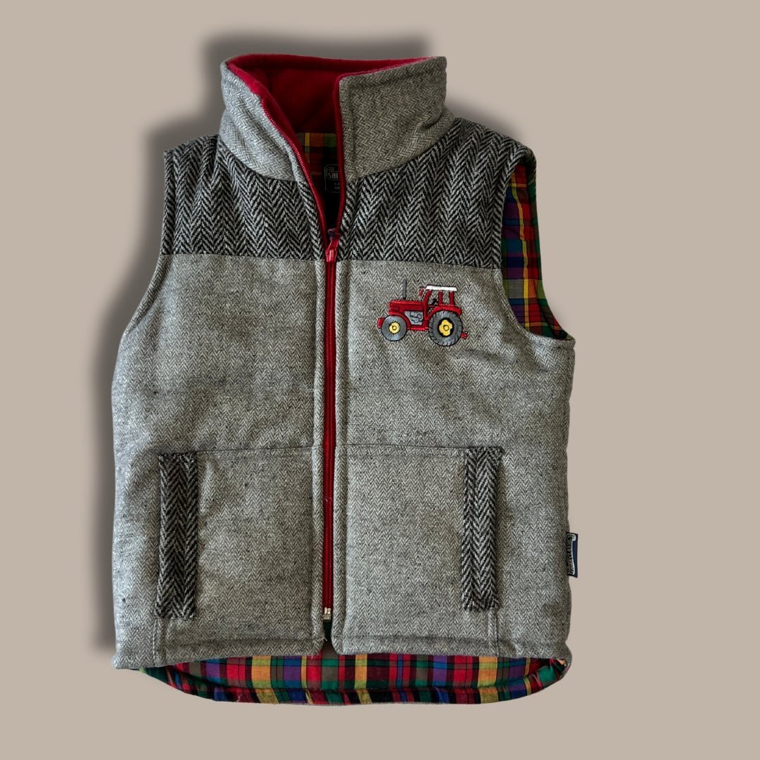 Kids embroidered Gilet - GLS Clothing