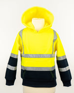 Kids hi - viz - Hoody - Yellow - GLS Clothing
