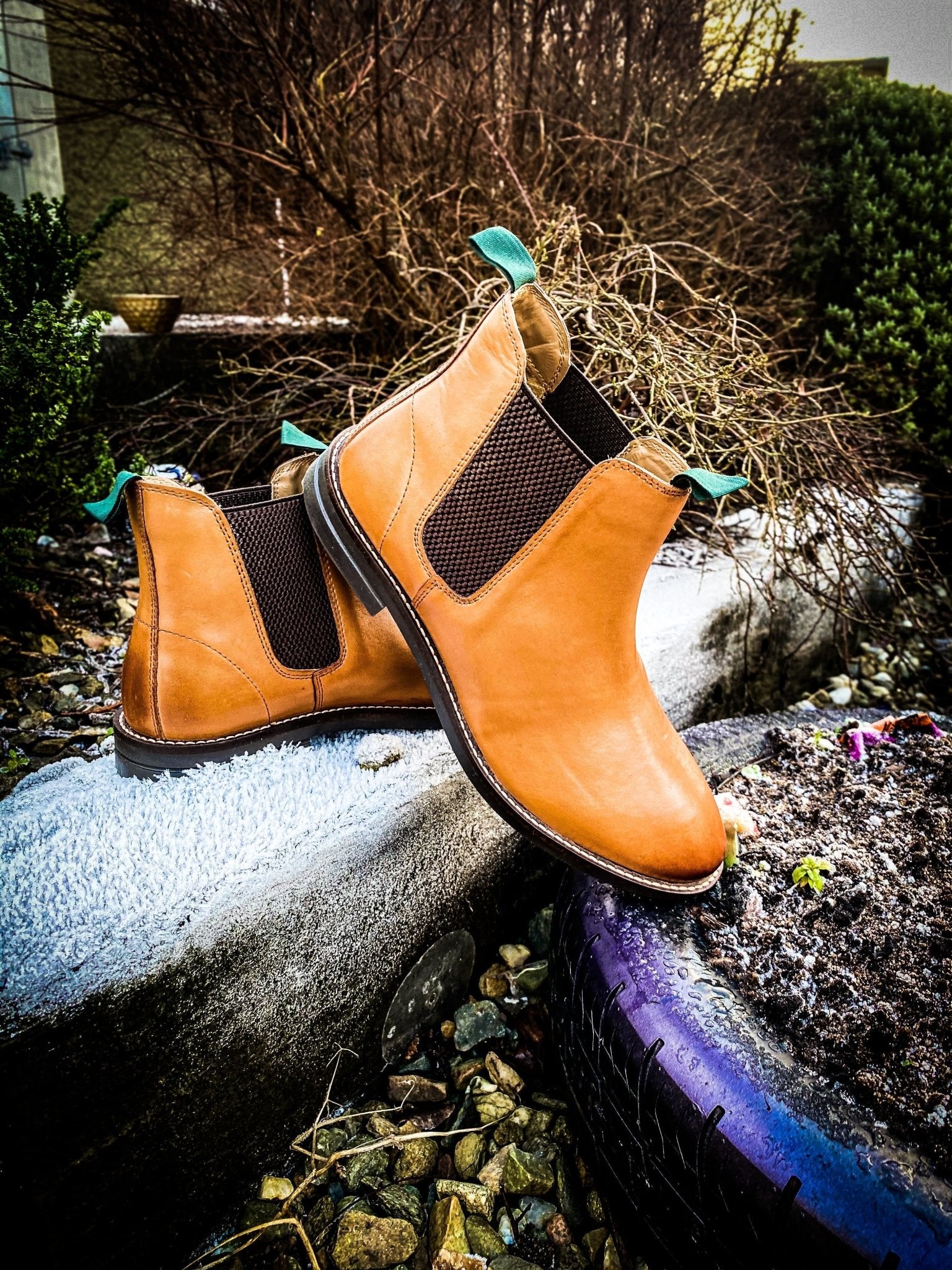 Tan store fashion boots