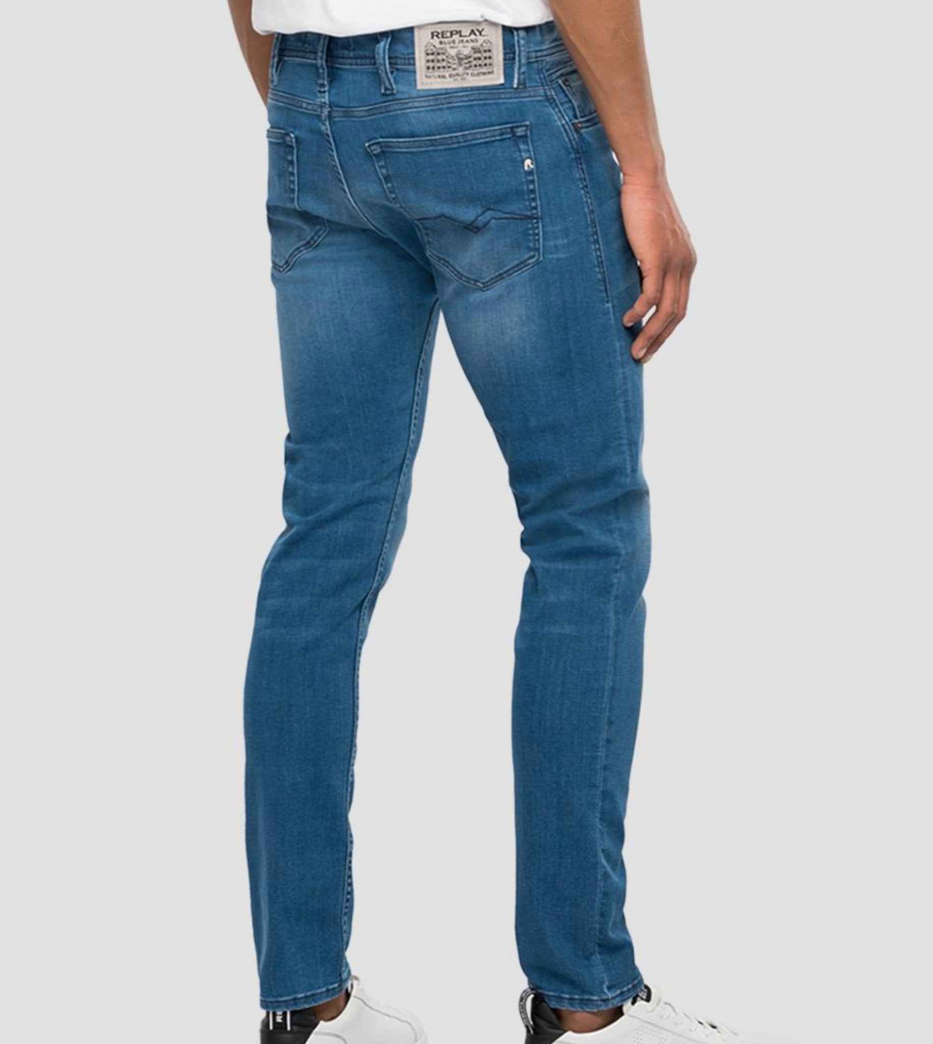 Replay Skinny Fit Jondrill Jeans - Blue - GLS Clothing