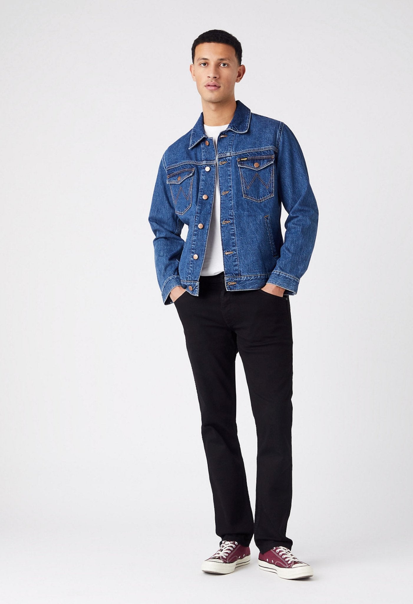 Wrangler Greensboro High Stretch - Black Valley - GLS Clothing