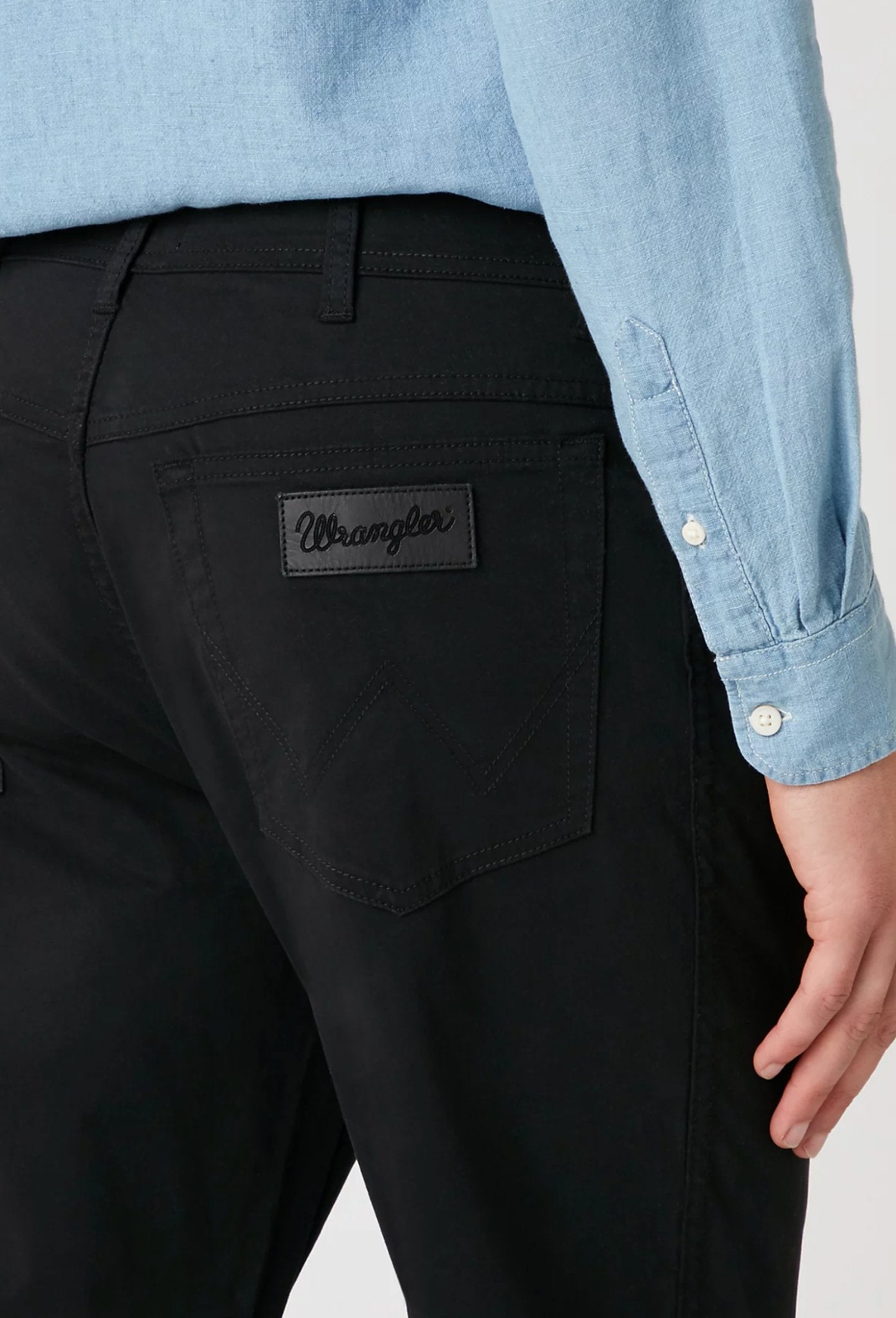 Wrangler Texas Slim Chino - Black - GLS Clothing